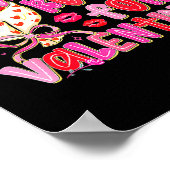 I'm All Booked For Valentines Day Book Lovers Teac Poster (Hoek)