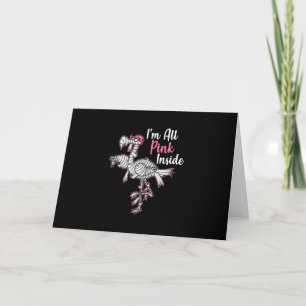 Im alle roze in Funny Halloween Flamingo Gift Bedankkaart