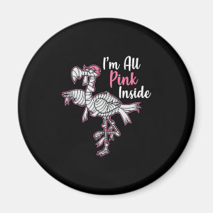 Im alle roze in Funny Halloween Flamingo Gift Magneet