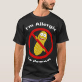 Im allergisch voor pinda's t-shirt (Voorkant)