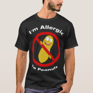 Im allergisch voor pinda's t-shirt