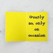 I'm always 'whelmed'...  (Any) Joke Kaart (Binnen)