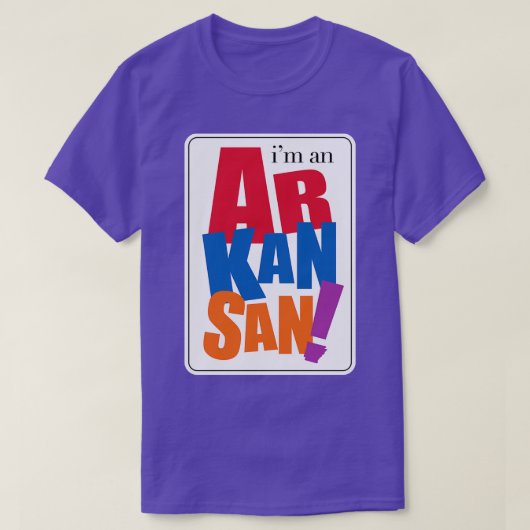 Im an Arkansan TShirt (Design voorkant)
