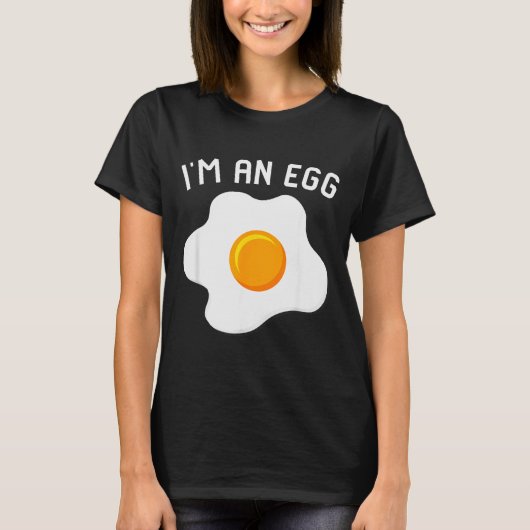 I'm An Egg Costume Funny Halloween Present Fried E T-shirt (Voorkant)