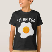 I'm An Egg Costume Funny Halloween Present Fried E T-shirt (Voorkant)