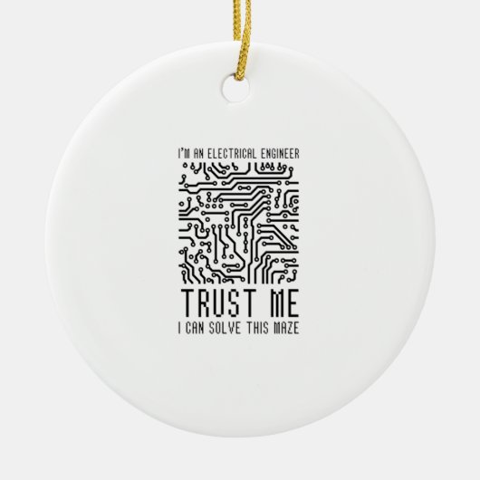 I'M AN ELECTRICAL ENGINEER KERAMISCH ORNAMENT (Voorkant)