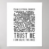 I'M AN ELECTRICAL ENGINEER POSTER (Voorkant)