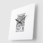 I'M AN ELECTRICAL ENGINEER VIERKANTE KLOK (Hoek)