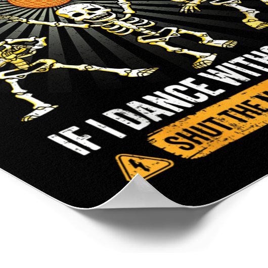 Im An Electrician - Skeleton Halloween Costume Fun Poster (Hoek)