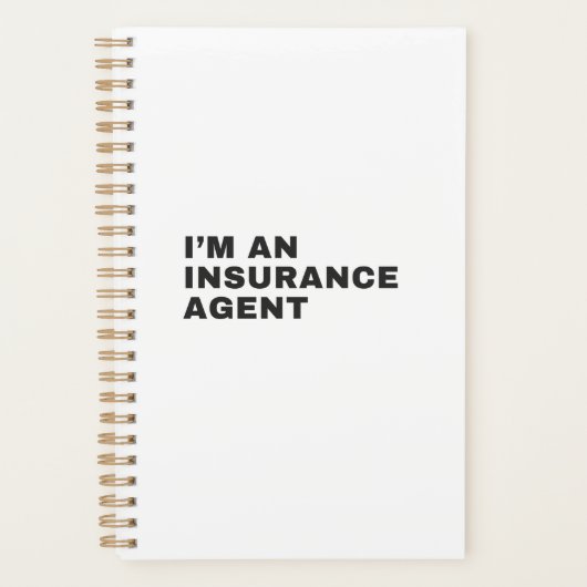I'M AN INSURANCE AGENT PLANNER (Voorkant)