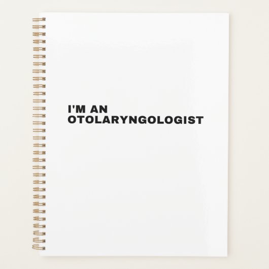 I'M AN OTOLARYNGOLOGIST PLANNER (Voorkant)