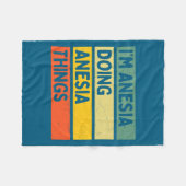I'm Anesia Doing Anesia Things Funny D Quote Premi Fleece Deken (Voorkant (Horizontaal))