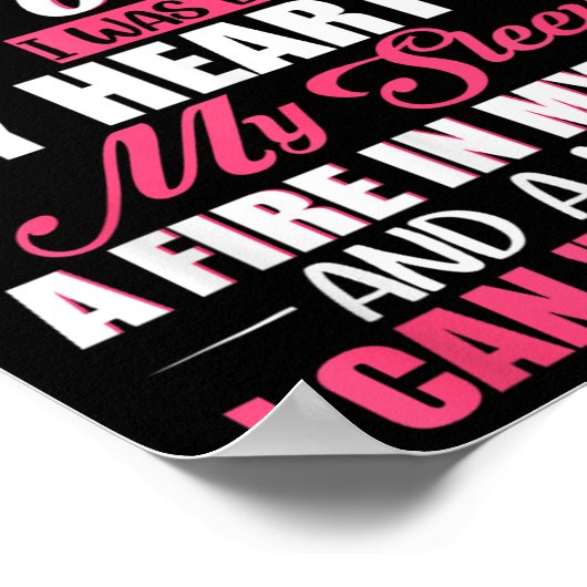 I'm Aquarius Woman With A Mouth I Can't Control Fu Poster (Hoek)