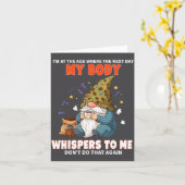 I'm At The Age Where The Next Day My Body Whispers Kaart (Gele Bloem)