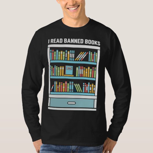 I'm at The Banned Books I Read Banned Books T-shirt (Voorkant)