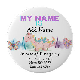 I'm autistic Emergency Autism Pin Badge Ronde Button 4,0 Cm