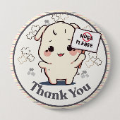 I'm autistic No Hugs please pin Button badge (Voorkant)