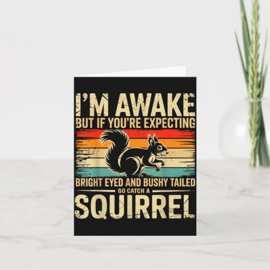 I'm Awake But If You're Expecting Bright Eyed And  Kaart (Voorkant)