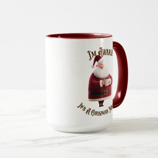 I'm Awake, It's A Christmas Miracle Mok (Voorkant rechts)