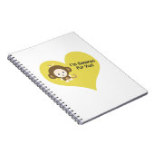 Im Bananas for You Monkey Notitieboek (Rechterzijde)