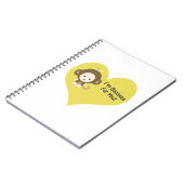 Im Bananas for You Monkey Notitieboek (Linkerzijde)