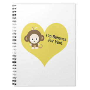 Im Bananas for You Monkey Notitieboek