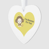 Im Bananas for You Monkey Ornament (voorkant)
