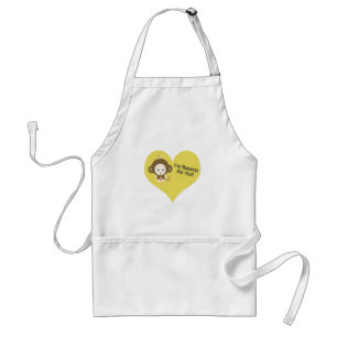 Im Bananas for You Monkey Standaard Schort