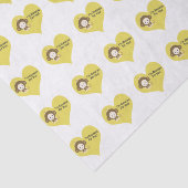 Im Bananas for You Monkey Tissuepapier (Detail)