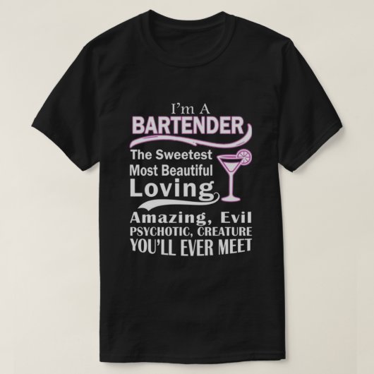 IM BARTENDER SHIRT (Design voorkant)