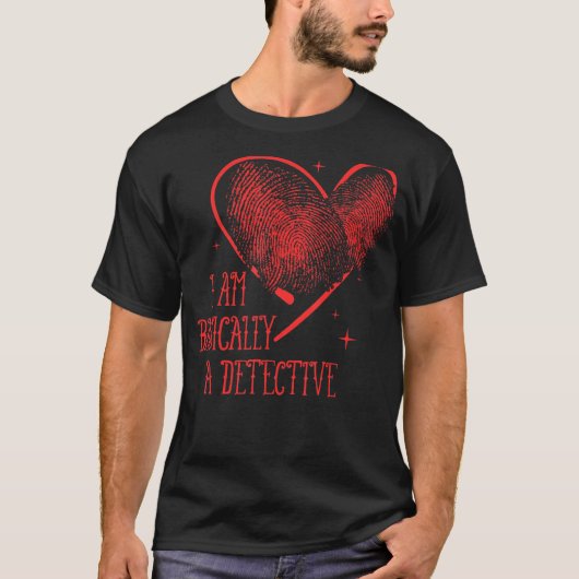 I'm Basically A Detective Docu Crime T-shirt (Voorkant)
