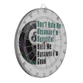 Im Beauful Im Good 8 Ball Dartbord (Voorkant Links)