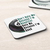 Im Beauful Im Good 8 Ball Onderzetter (Linkerzijde)