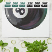 Im Beauful Im Good 8 Ball Theedoek (Gevouwen)