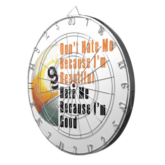 Im Beauful Im Good 9 Ball Dartbord (Voorkant Rechts)