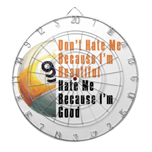 Im Beauful Im Good 9 Ball Dartbord (Voorkant)