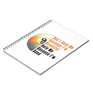 Im Beauful Im Good 9 Ball Notitieboek