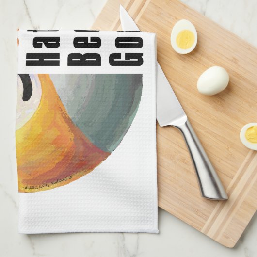 Im Beauful Im Good 9 Ball Theedoek (Quarter Fold)