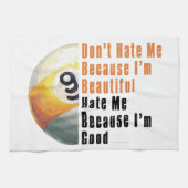 Im Beauful Im Good 9 Ball Theedoek (Horizontaal)