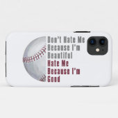 Im Beauful Im Good Baseball Case-Mate iPhone Case (Achterkant (horizontaal))