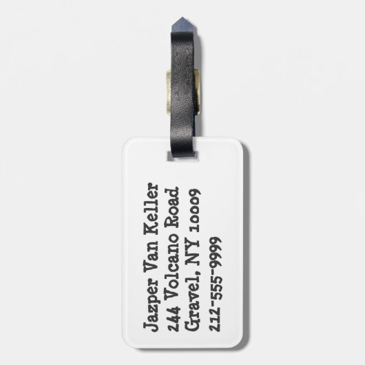 Im Beauful Im Good Basketball Bagagelabel (Achterkant verticaal)