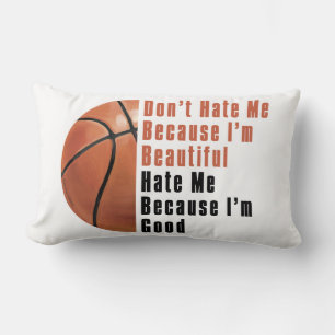 Im Beauful Im Good Basketball Kussen