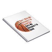 Im Beauful Im Good Basketball Notitieboek (Rechterzijde)