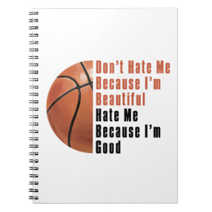 Im Beauful Im Good Basketball Notitieboek