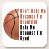 Im Beauful Im Good Basketball Onderzetter (Voorkant)