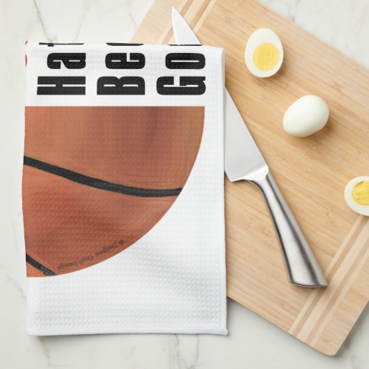 Im Beauful Im Good Basketball Theedoek (Quarter Fold)