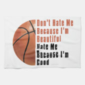 Im Beauful Im Good Basketball Theedoek (Horizontaal)