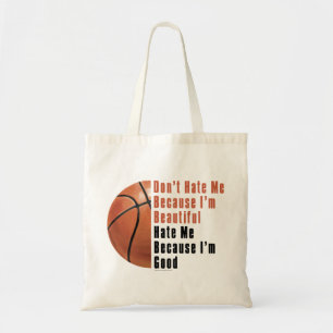 Im Beauful Im Good Basketball Tote Bag