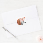 Im Beauful Im Good Basketball Vierkante Sticker (Envelop)