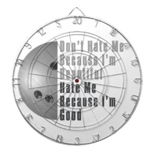 Im Beauful Im Good Bowling Grey Dartbord